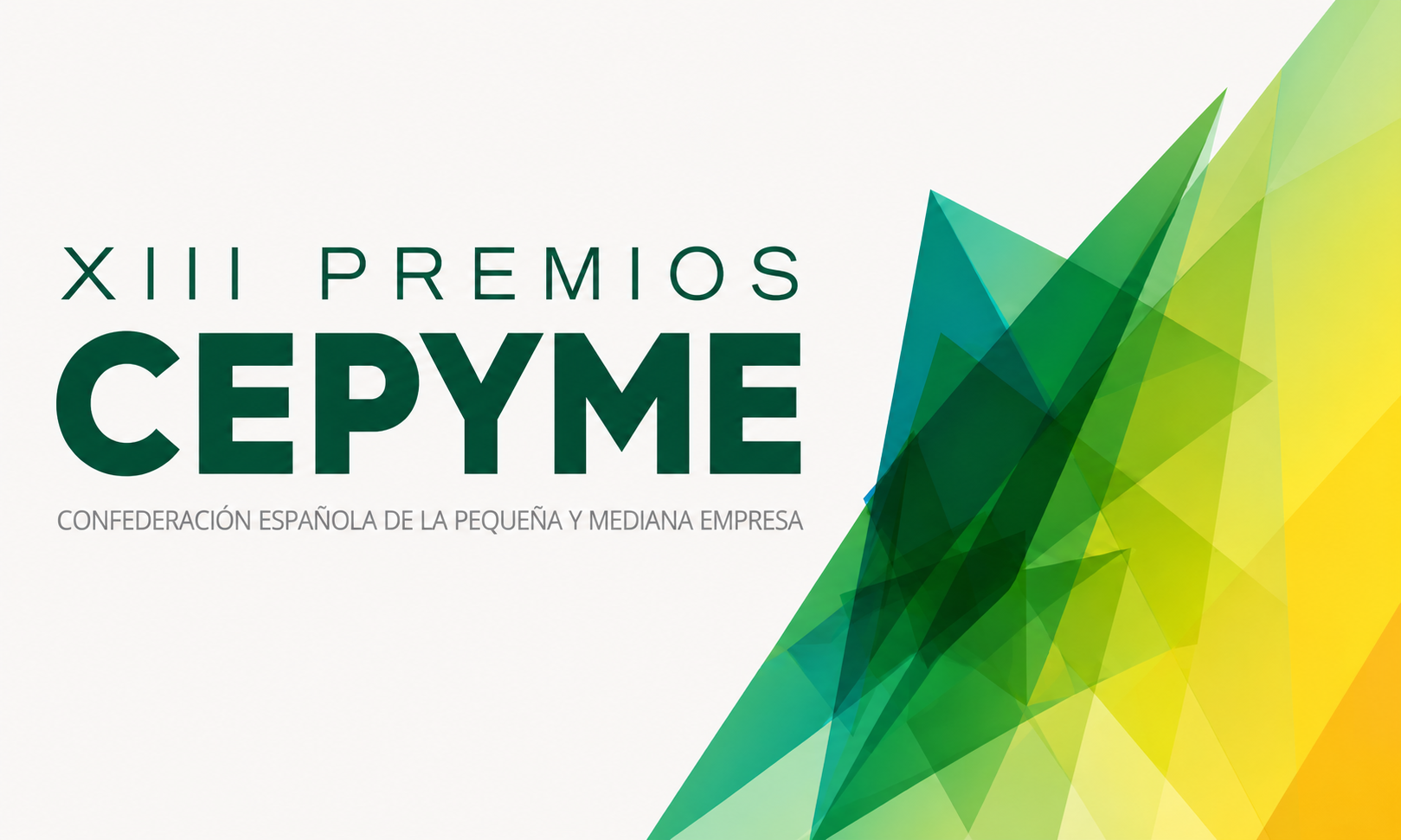 Cartel oficial de los XIII Premios CEPYME 2026