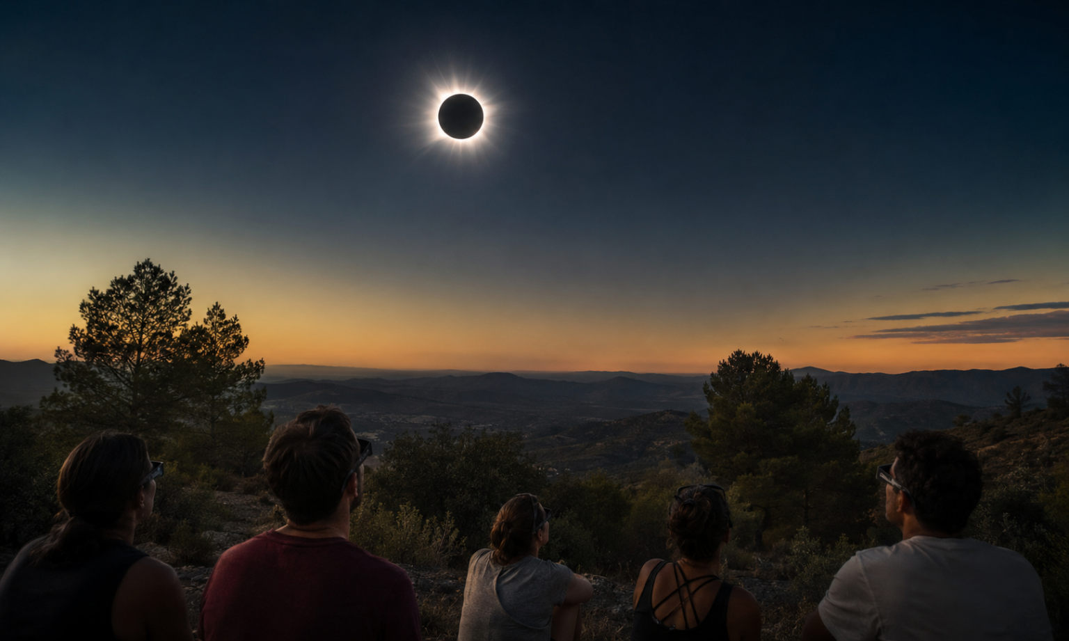 Eclipse total observado desde la Comunitat Valenciana